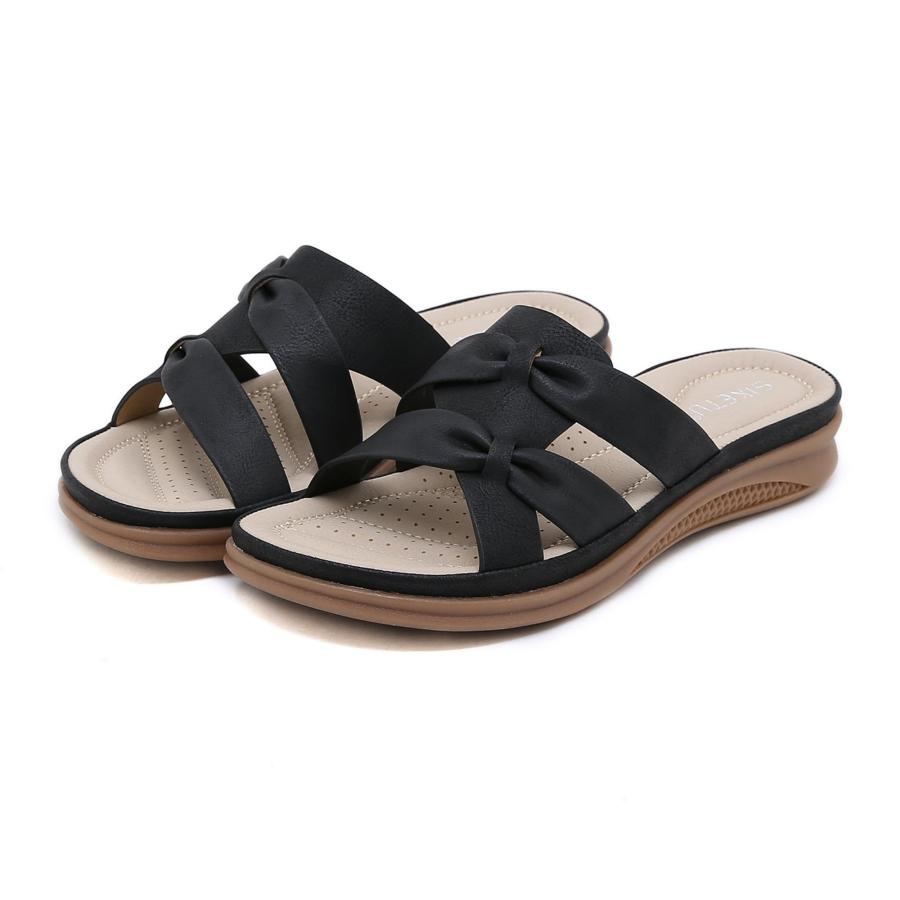 【並行輸入品】Womens Summer Fashion Flat Sandals Ladies Lightweight Athletic Sの画像