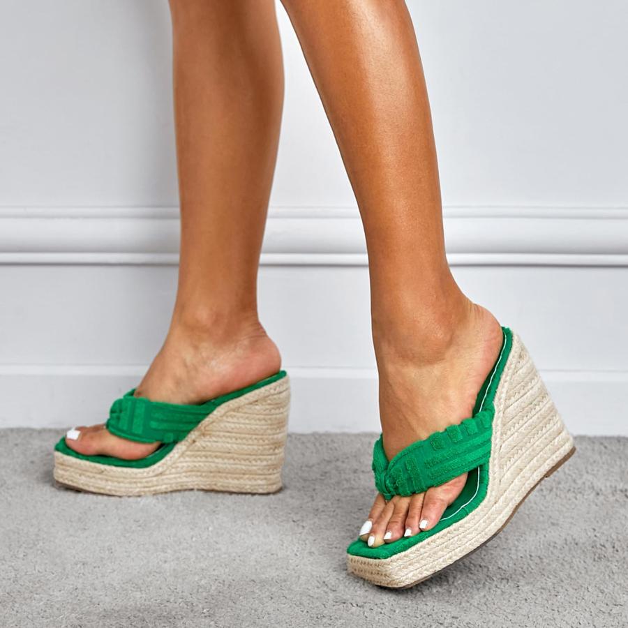 【並行輸入品】Gicoiz Flip Flops Women Wedge Platform Espadrilles Sandals Openの画像