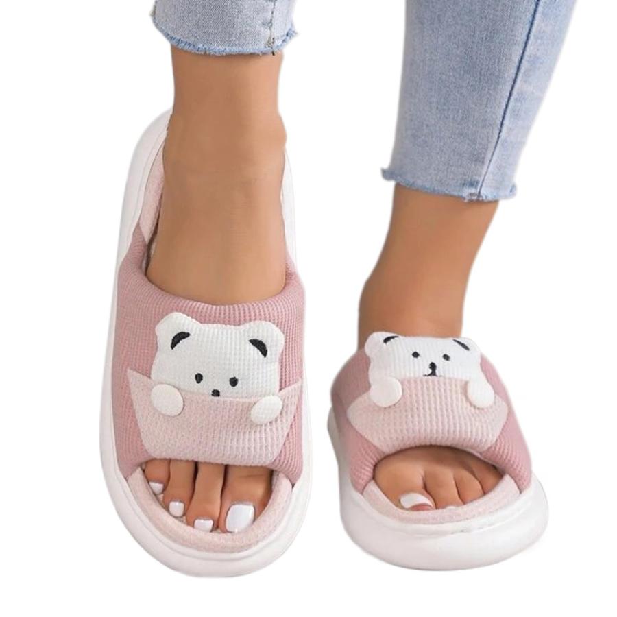 【並行輸入品】AMDBEL Shower Slides for Women,Indoor Slippers for Women,House Sの画像