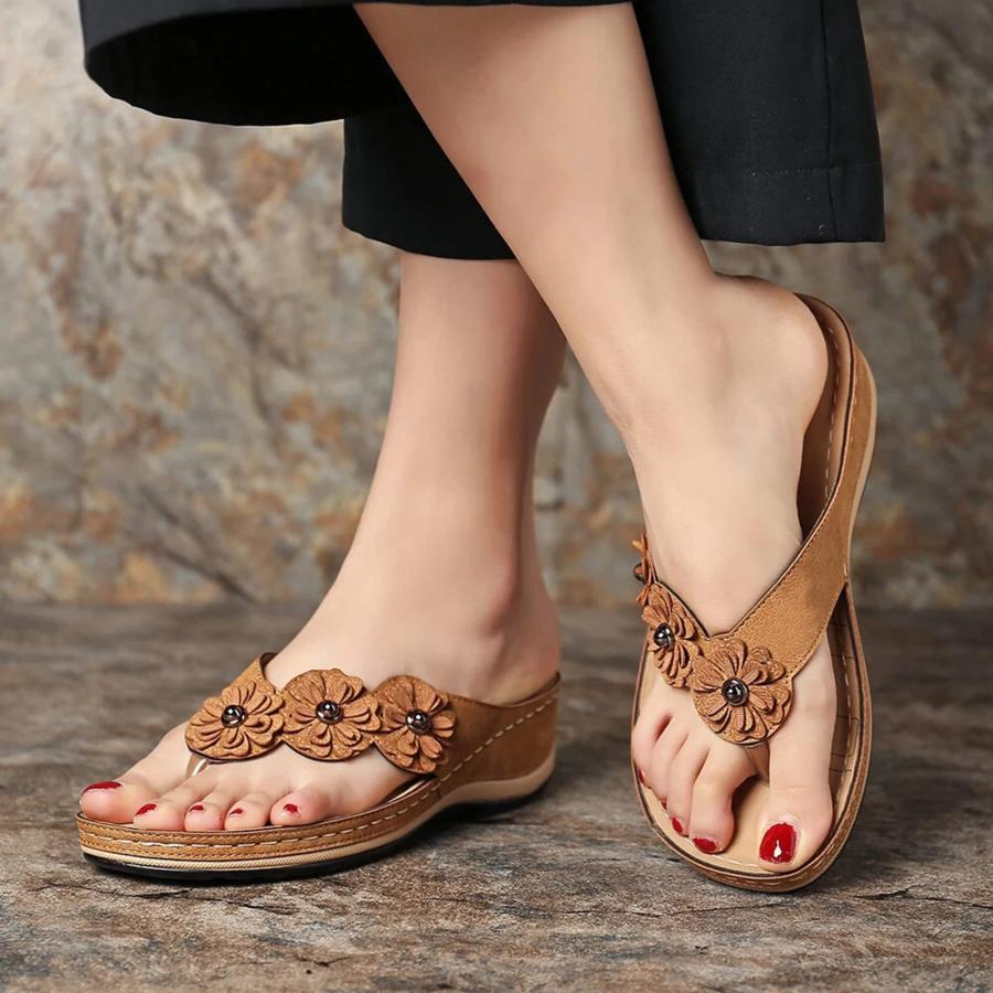 【並行輸入品】Orthopedic Slippers Women Indoor Orthopedic Slides for Women witの画像