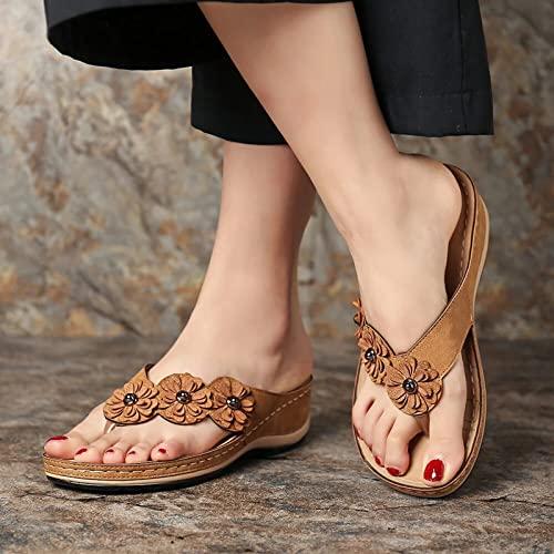 【並行輸入品】Orthopedic Slippers Women Indoor Orthopedic Slides for Women witの画像