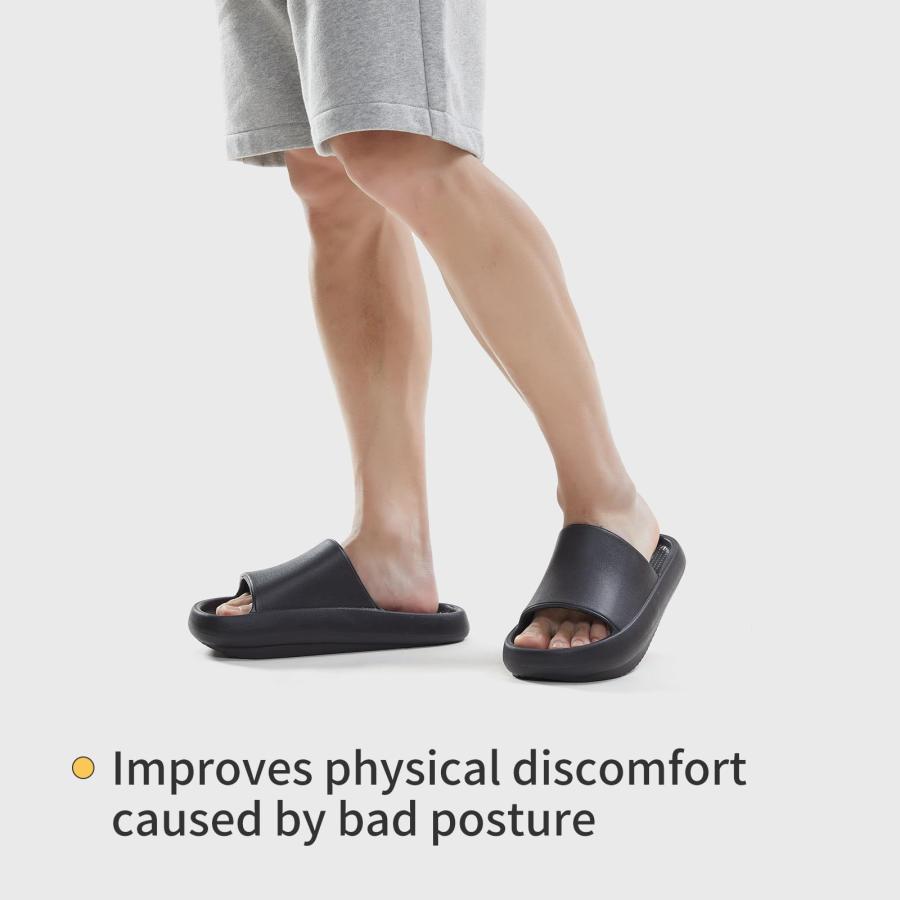 【並行輸入品】utune Women Weight Loose Slippers Exercise Slides with Cushion Rの画像