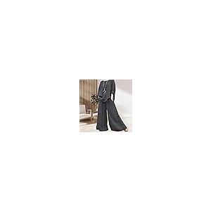 【並行輸入品】ZOCAVIA 2 Piece Cotton Linen Set for Women Summer Solid Baggy Lo