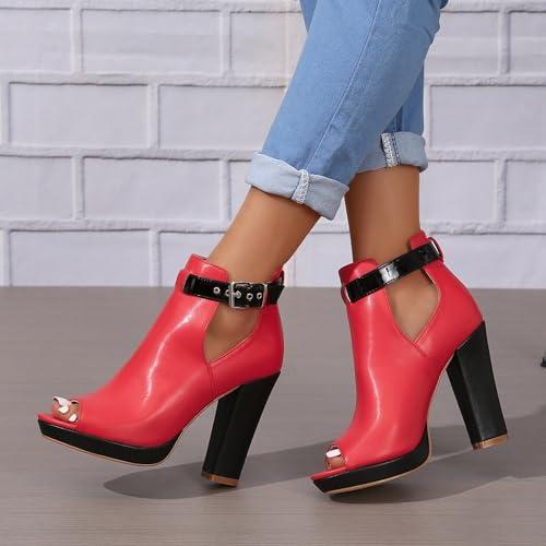 【並行輸入品】LKPJJFRG Womens Platform Sandals Slippers Soft Square Open Toe Bの画像