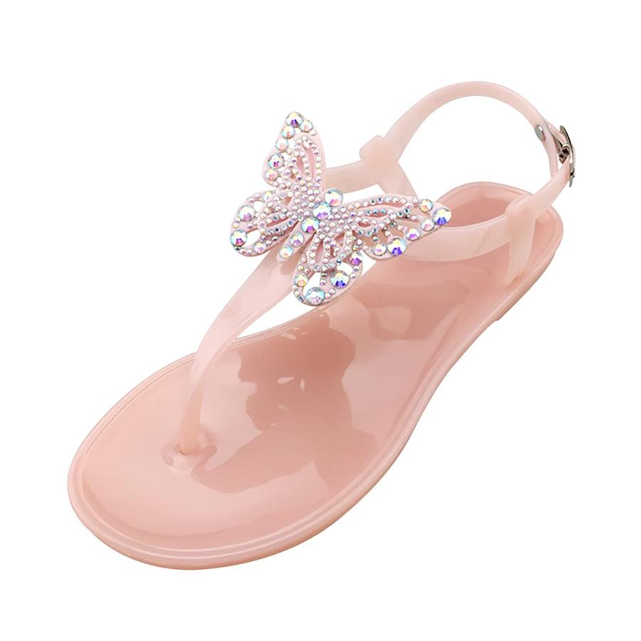 【並行輸入品】generic Womens Flat Sandals Gladiator Ankle Strap Slippers Sandaの画像