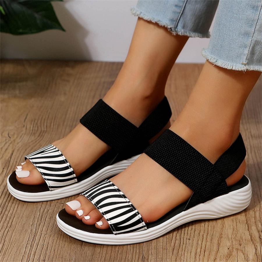 【並行輸入品】generic Women Slippers Sandals Cork Footbed Flat Sandals Flip Flの画像