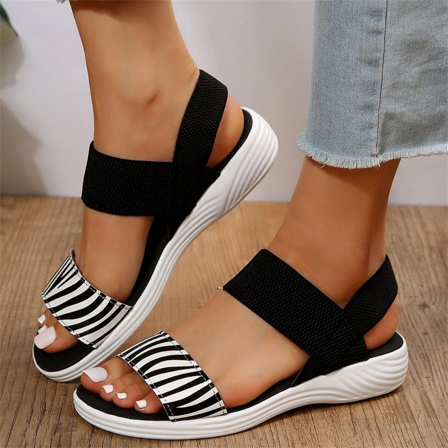 【並行輸入品】generic Women Slippers Sandals Cork Footbed Flat Sandals Flip Flの画像