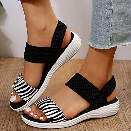【並行輸入品】generic Women Slippers Sandals Cork Footbed Flat Sandals Flip Flの画像