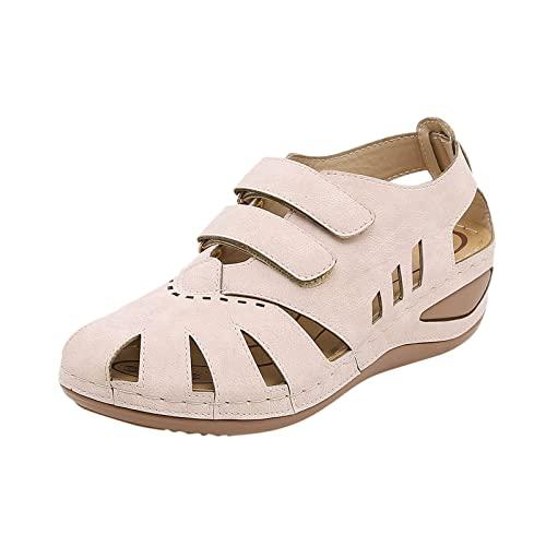 【並行輸入品】Women's Sandals Cork Footbed Heels Slippers Sandals \u0026 Flip Flopsの画像