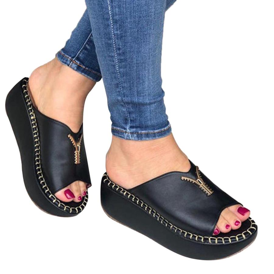 【並行輸入品】generic Women's Chunk Low Heel Pump Sandals Strappy Ankle Strapの画像