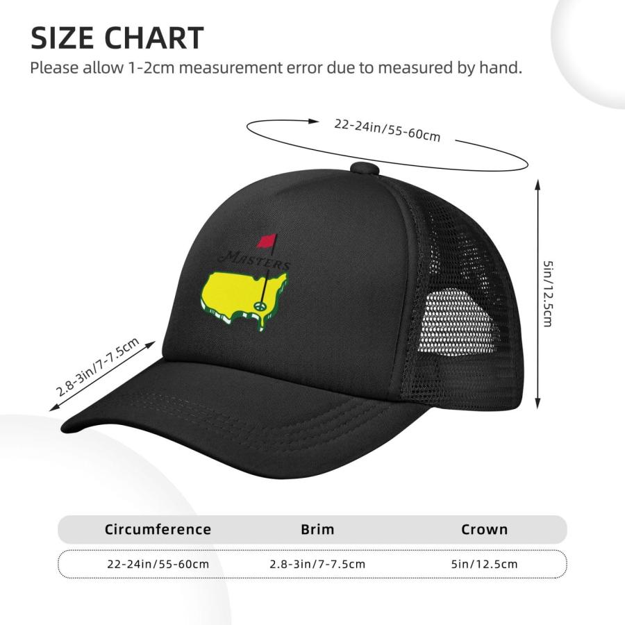 【並行輸入品】TALCOOK Masters Tournament Golf Baseball Cap Trucker Mesh Hats Aの画像