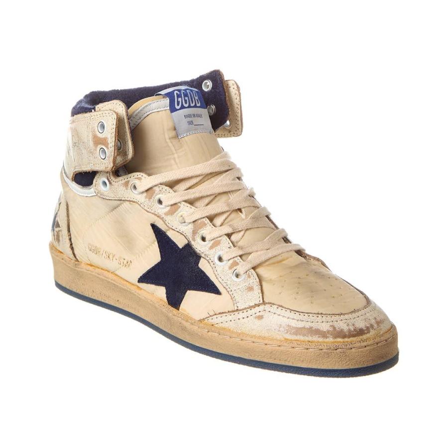 【並行輸入品】Golden Goose Sky Star Leather Sneaker, 43, Whiteの画像
