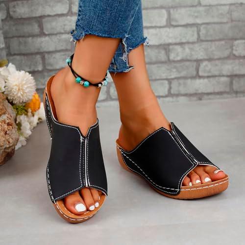 【並行輸入品】Willisos Sandalias Para Mujer Orthopedic Sandals for Women Dressの画像