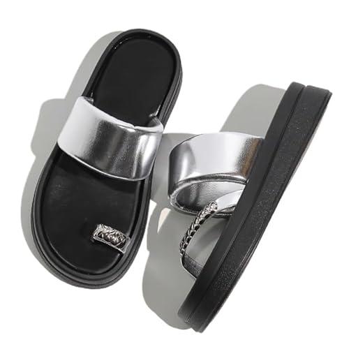 【並行輸入品】Galonfulty Women's Fashion Open Toe Thick Sole Sandals Comfortabの画像