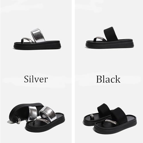 【並行輸入品】Galonfulty Women's Fashion Open Toe Thick Sole Sandals Comfortabの画像