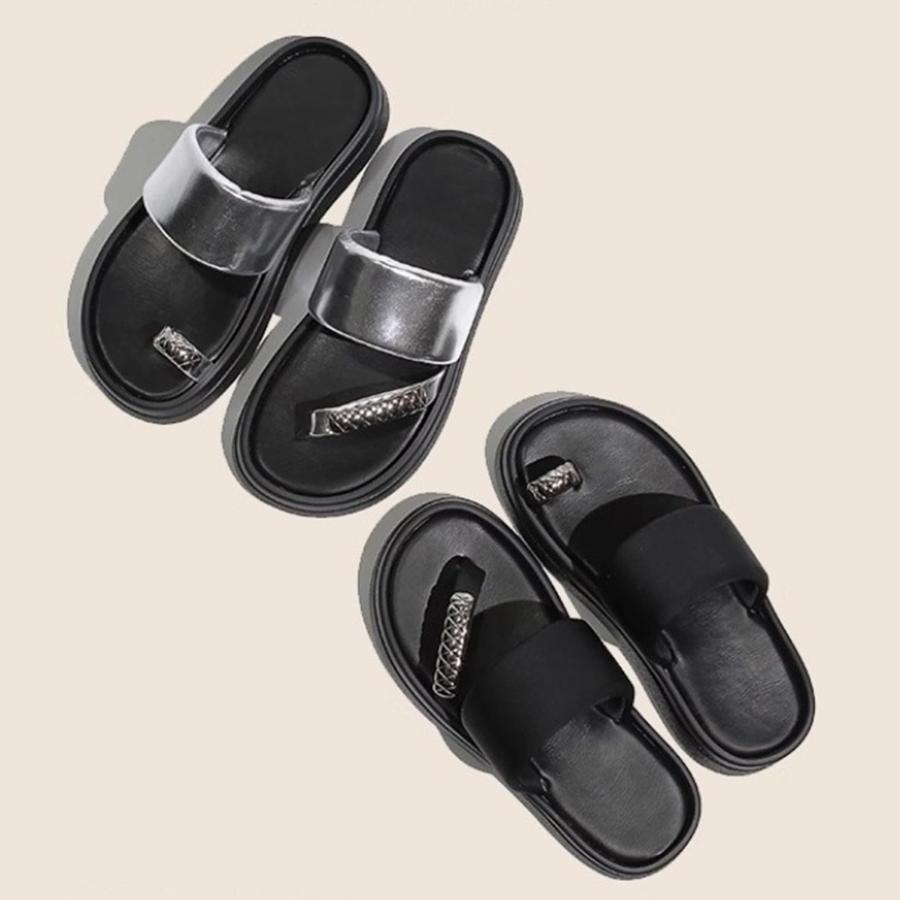 【並行輸入品】Galonfulty Women's Fashion Open Toe Thick Sole Sandals Comfortabの画像