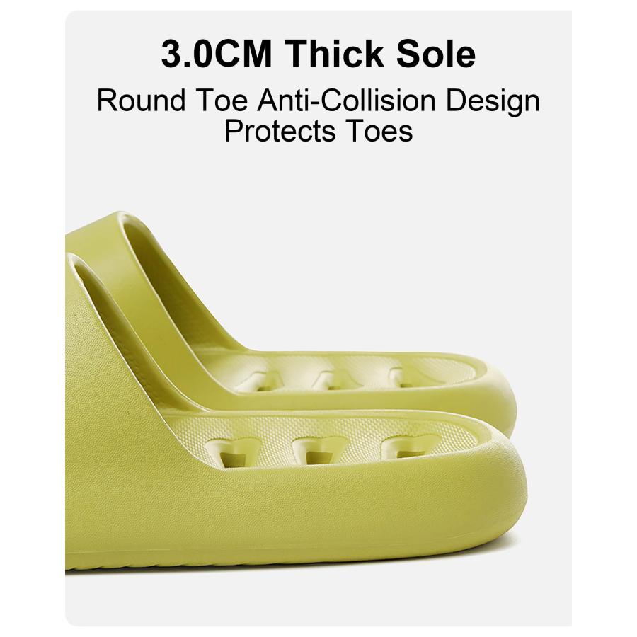 【並行輸入品】THSGHQU Cloud Slides Pillow Slippers for Women and Men, EVA Nonの画像