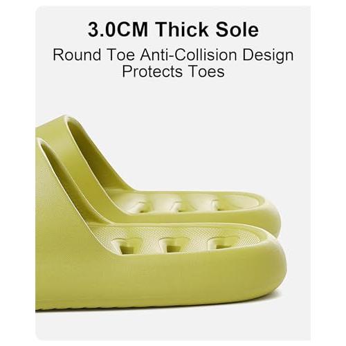 【並行輸入品】THSGHQU Cloud Slides Pillow Slippers for Women and Men, EVA Nonの画像