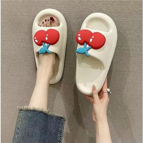 【並行輸入品】Avocado \u0026 Cherry Women Slippers Sandals High Rebound Non Slip Ouの画像