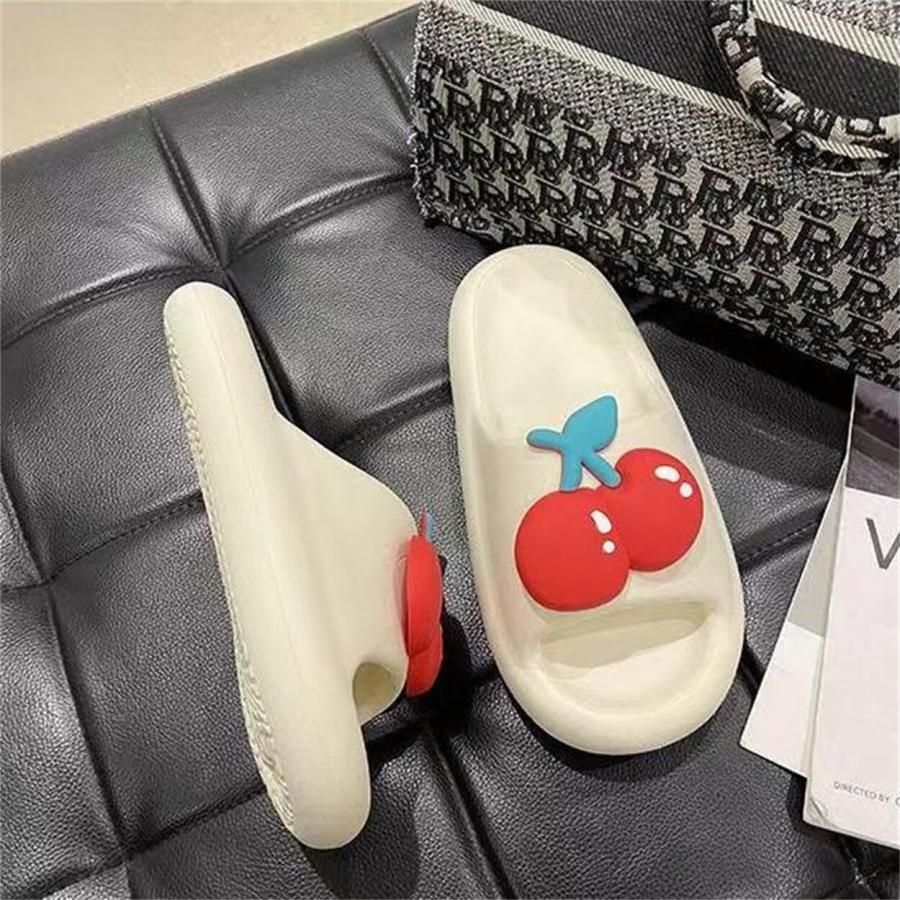 【並行輸入品】Avocado \u0026 Cherry Women Slippers Sandals High Rebound Non Slip Ouの画像