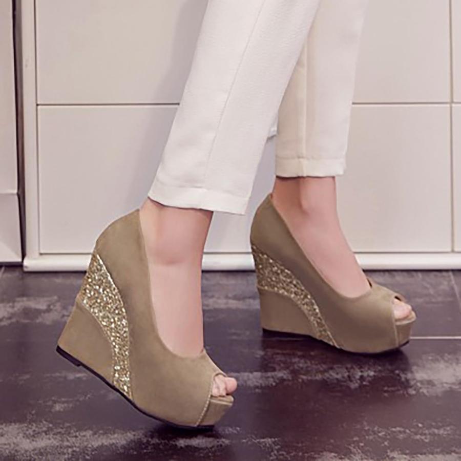 【並行輸入品】8QIDA Heels for Women Open Toe Ankle Strap Chunky Heel Sandals 2の画像