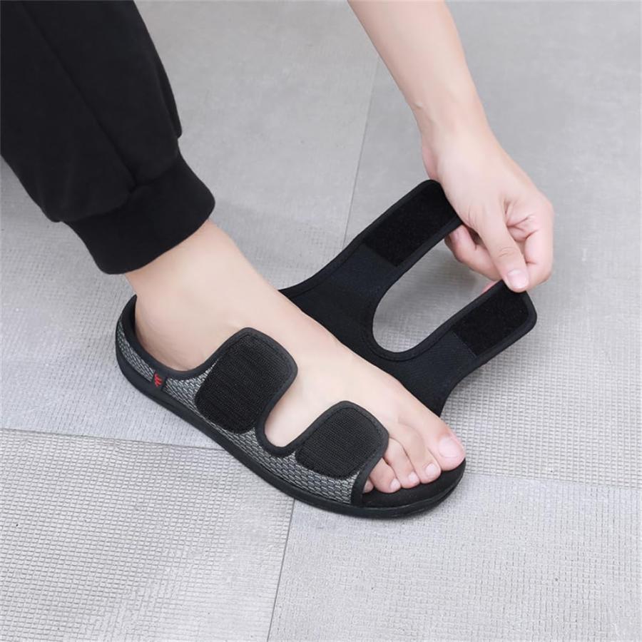 【並行輸入品】UKUBOXBAG Diabetic Shoes for Womens, Extra Wide Width Open Toe Sの画像