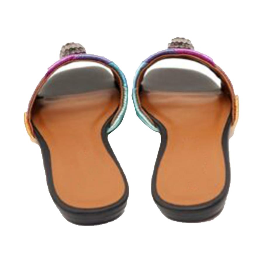 【並行輸入品】GORZADEUL Women's Flat Shoes Fashionable Metallic Eagle Toe Sand_9