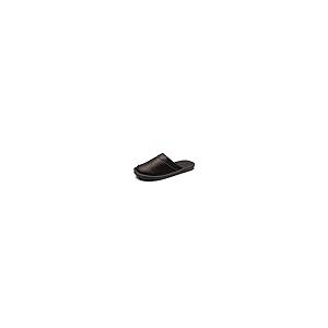 【並行輸入品】Footrue Men's Genuine Leather Slippers Minimalist House Slip onの画像