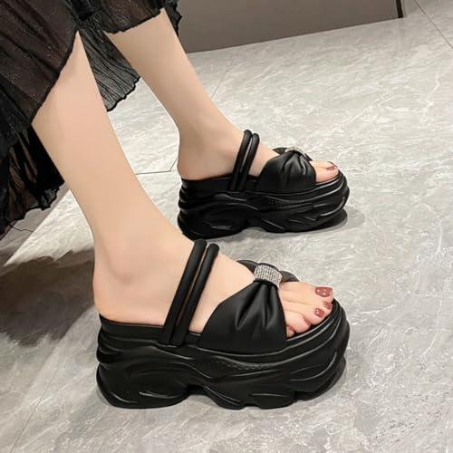 【並行輸入品】TICKMI Platform Slippers Non slip Height Up Fashion Girls Womenの画像