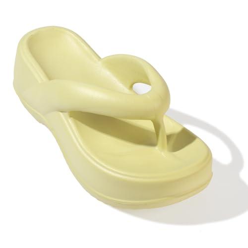 【並行輸入品】kissxiaoya Simple Thick Bottom Sandals for Women，Fashion Heightの画像