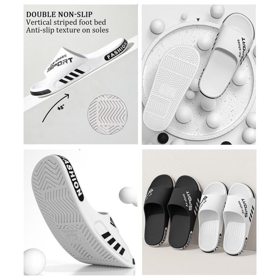 【並行輸入品】SMIUPIN Beach Pool Slides Sandals for Men,Bathroom Shower Shoes,の画像
