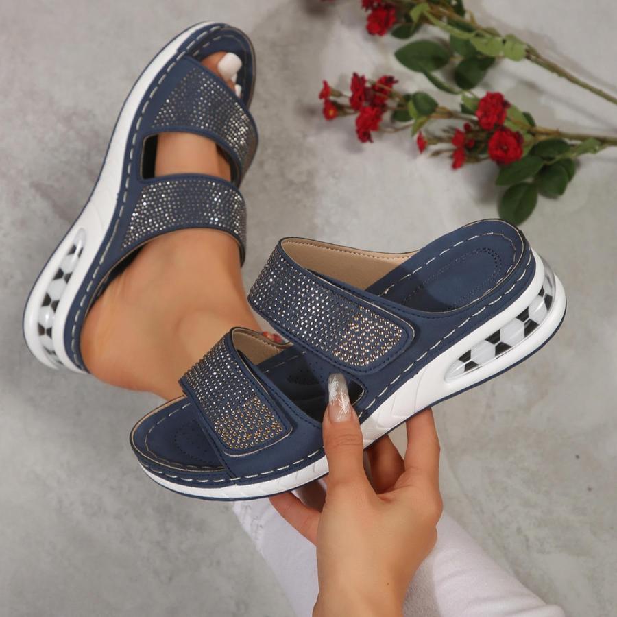 【並行輸入品】TZUFA Sandals for Women 2024 Summer Slides for Women Lightweightの画像
