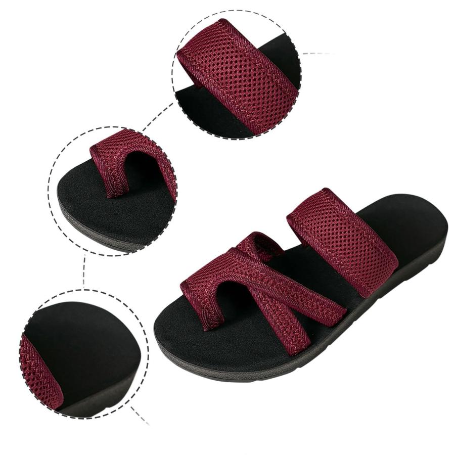 【並行輸入品】Generic Women's Comfy Orthopedic Platform Sandals Comfortable Beの画像