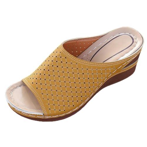 【並行輸入品】Tan Sandals For Womens Sandals With Arch Support Dressy Womens W_1