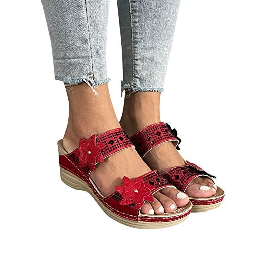 【並行輸入品】SBGMoSJ Womens Slippers for Plantar Fasciitis Relief Orthopedicの画像