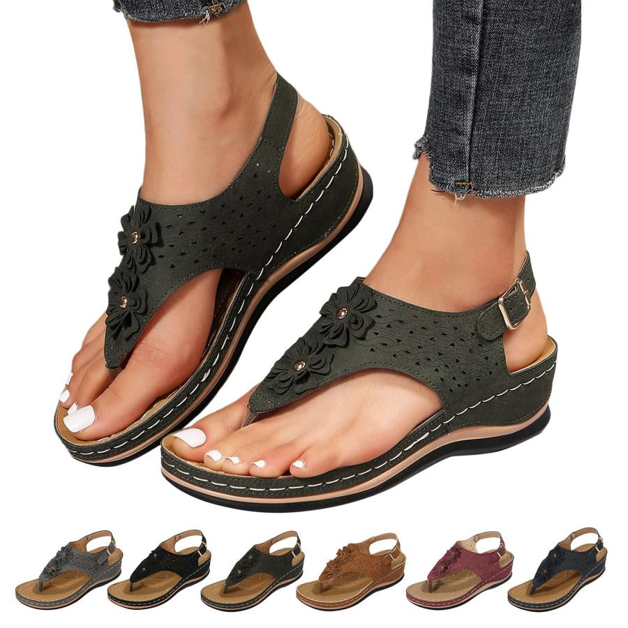 【並行輸入品】Orthopedic Slippers Women Wide Women Summer Shoes Comfortable Woの画像