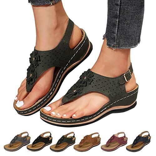 【並行輸入品】Orthopedic Slippers Women Wide Women Summer Shoes Comfortable Woの画像