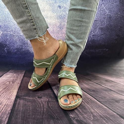 【並行輸入品】en zapatos de mujer Winter Comfortable Sandals for Women Solid Cの画像