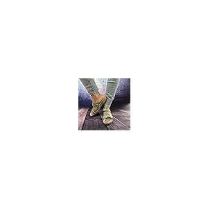 【並行輸入品】en zapatos de mujer Winter Comfortable Sandals for Women Solid Cの画像