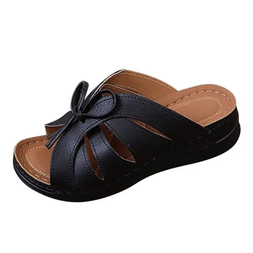 【並行輸入品】zapatos de playa mujer Winter Women's Summer Sandals Flats Vintaの画像