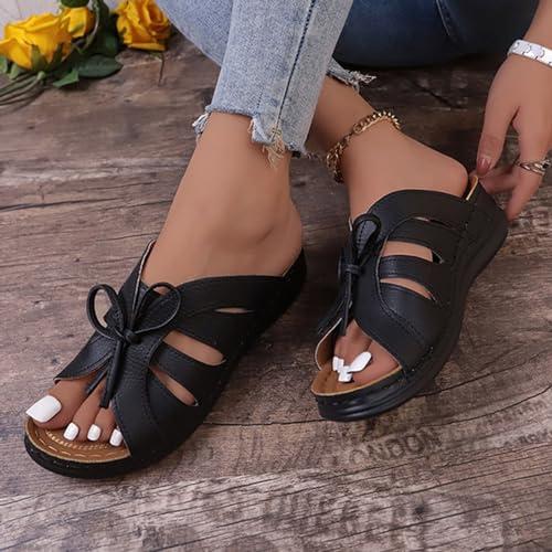 【並行輸入品】zapatos de playa mujer Winter Women's Summer Sandals Flats Vintaの画像