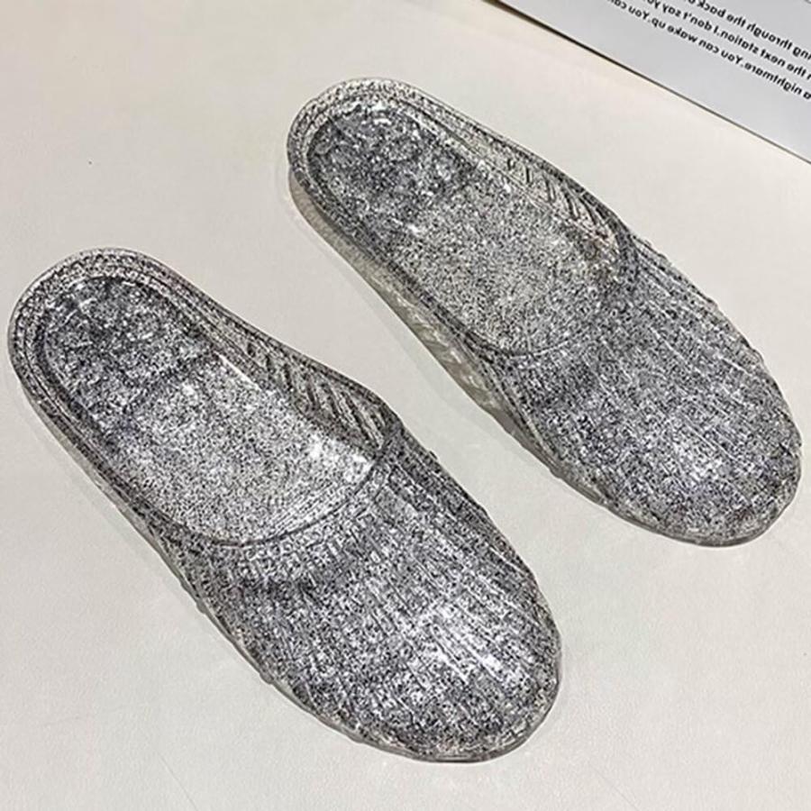 【並行輸入品】TN TANGNEST Women's Jelly Slippers Summer Closed Toe Breathableの画像