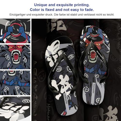 【並行輸入品】CHUIKUAJ 2 Pairs of Flip flops for Men, Beach Thong with Trendyの画像