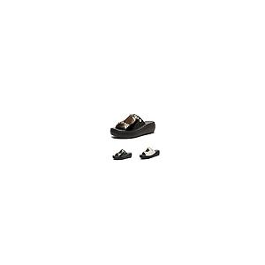 【並行輸入品】BOHENAILV Wedge Sandals Women Hollow Open Toe Platform Sandals Wの画像