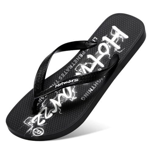【並行輸入品】CHUIKUAJ 2 Pairs of Flip flops for Men, Casual Beach Thongs Withの画像