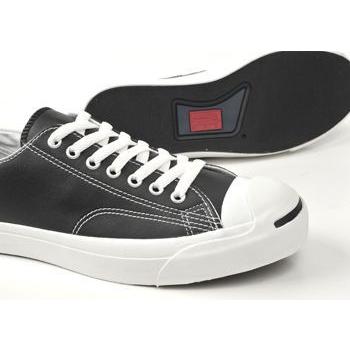 Ｌサイズ【初期オリジナル】黒本革ジャックパーセル型 新作ジャックパーセル登場！レザーがもたらす大人の風格は圧巻