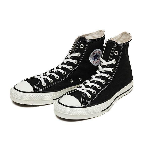 (日本製) コンバース CONVERSE CANVAS ALL STAR J HI キャンバス オールスター J ハイ F13 BLACK