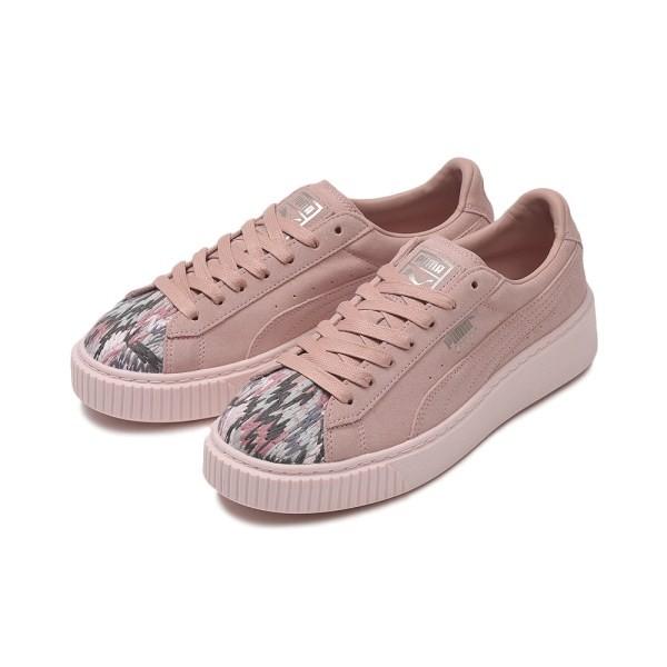 puma platform beige
