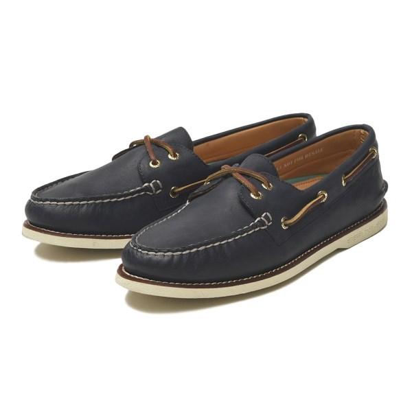 SPERRY TOPSIDER スペリートップサイダー GOLD A/O 2-EYE ゴールド エーオー 2-EYE STS15803　NAVY｜abc-martnet