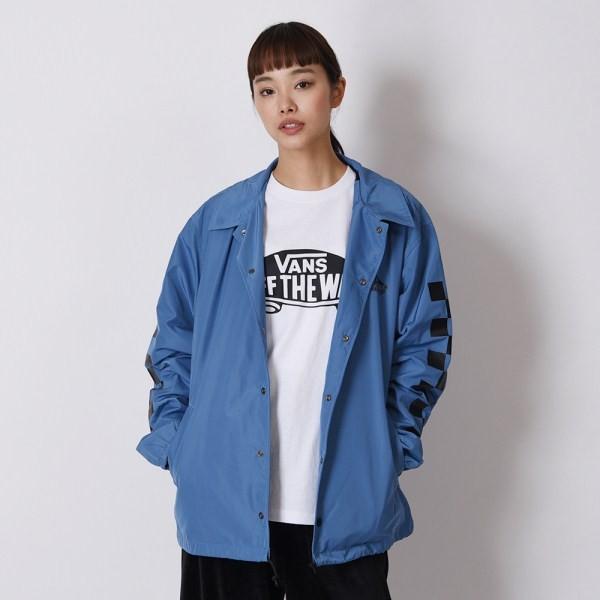 VANS Neon Color Coach Jacket ヴァンズ ネオンカラーコーチジャケット VA19SSMJ04 NBLUE